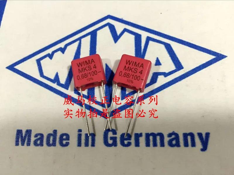 WIMA  ĳн MKS4 100V0.68UF 100V684 680nf P = 7.5mm,  , 10 , 30 